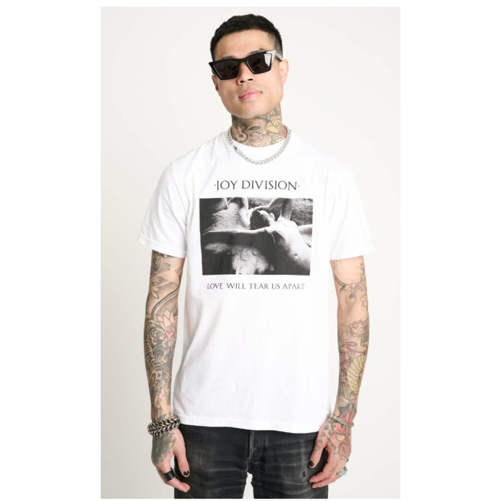 Midnight Hour Joy Division Love Will Tear Us Apart White Graphic‎ T-Shirt 4X NEW